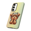 Yorkshire Terrier Sad Face Tough Phone Case For Samsung. Samsung Case. Dog Lover Phone Case. Compatible with many of Samsung Models. Please See our Samsung model selection list.