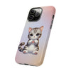 American Shorthair Cat Giving Heart Tough iPhone Case. Cat Lover Phone Case. Compatible with many of iPhone Models. Please See our iPhone model selection list.