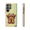 Yorkshire Terrier Sad Face Tough Phone Case For Samsung. Samsung Case. Dog Lover Phone Case. Compatible with many of Samsung Models. Please See our Samsung model selection list.