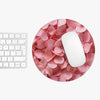3D Pink Hydrangeas Round Mouse Pad.