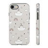 Cute Cat and Umbrella Tough iPhone Case. Compatible with many of iPhone Models. Please See our iPhone model selection list.