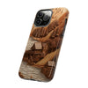 Forest engraved Wood Tough iPhone Case, Compatible with many of iPhone Models. Please See our iPhone model selection list.