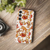 Fall Theme Pattern Flexi Samsung phone Case. Soft phone Case. Compatible with many of Samsung Models. Please See our Samsung model selection list.