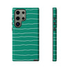 Wave Line Pattern Tough Phone Case For Samsung. Samsung Case. Compatible with many of Samsung Models. Please See our Samsung model selection list.