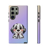 Dalmatian dog Sad Face Tough Phone Case For Samsung. Samsung Case. Dog Lover Phone Case. Compatible with many of Samsung Models. Please See our Samsung model selection list.