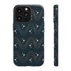 Wave Lines and Stars Pattern Tough iPhone Case. Compatible with many of iPhone Models. Please See our iPhone model selection list.