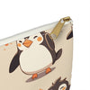 Penguins Pencil Bag for kids, pencil case for kids, Two sizes to choose from.