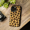 Leopard Heart Print Tough iPhone Case, Compatible with many of iPhone Models. Please See our iPhone model selection list.