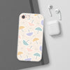 Cute Pastel Umbrellas Pattern Flexi iPhone Cases. Soft iPhone case. Compatible with many of iPhone Models. Please See our iPhone model selection list.