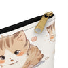 Cute Lovely kittens Pencil Bag for kids, cute cats pencil case for kids, Two sizes to choose from.