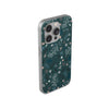 Dragonfly and Floral Patterns Dark Green Background Flexi iPhone Cases. Soft iPhone case. Compatible with many of iPhone Models. Please See our iPhone model selection list.