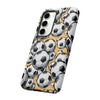 Soccer Balls Pattern Tough Phone Case For Samsung. Samsung Case. Compatible with many of Samsung Models. Please See our Samsung model selection list.