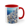 Miniature, Santorini in Greek, coffee mug, Tea mug.