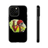 Love Football Tough iPhone Case. Compatible with many of iPhone Models. Please See our iPhone model selection list.