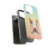 Bull Terrier Sad Face Tough iPhone Case. Dog Lover Phone Case. Compatible with many of iPhone Models. Please See our iPhone model selection list.