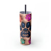 3D Inflated Fur Mom Tumbler. Come with Straw, 20oz. Stainless Steel. Double Wall Insulation.