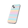 Stripe Pattern Flexi iPhone Cases. Soft iPhone case. Compatible with many of iPhone Models. Please See our iPhone model selection list.