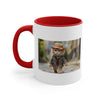 Dressed up Cat coffee mug.