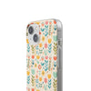 Cute Spring Flower Pattern Flexi iPhone Cases. Soft iPhone case. Compatible with many of iPhone Models. Please See our iPhone model selection list.