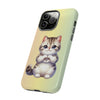 Exotic Shorthair Cat Giving Heart Tough iPhone Case. Cat Lover Phone Case. Compatible with many of iPhone Models. Please See our iPhone model selection list.