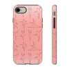 Ballerina Line Art Tough iPhone Case, Compatible with many of iPhone Models. Please See our iPhone model selection list.