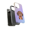 Dachshund Sad Face Tough iPhone Case. Dog Lover Phone Case. Compatible with many of iPhone Models. Please See our iPhone model selection list.