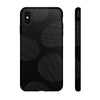 Line Art with Black Background Tough iPhone Case, Compatible with many of iPhone Models. Please See our iPhone model selection list.