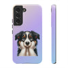 Border Collie Sad Face Tough Phone Case For Samsung. Samsung Case. Dog Lover Phone Case. Compatible with many of Samsung Models. Please See our Samsung model selection list.