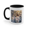 Miniature, cute mini Winter village coffee mug, tea mug.