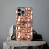 Luxury Rose Gold Blocks Flexi iPhone Cases. Soft iPhone case. Compatible with many of iPhone Models. Please See our iPhone model selection list.