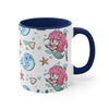 Mermaid and Dolphins Mug for girls.