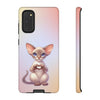 Oriental Shorthair Cat Giving Heart Tough Phone Case For Samsung. Samsung Case. Compatible with many of Samsung Models. Please See our Samsung model selection list.