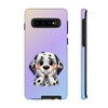 Dalmatian dog Sad Face Tough Phone Case For Samsung. Samsung Case. Dog Lover Phone Case. Compatible with many of Samsung Models. Please See our Samsung model selection list.