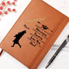 Personalized Women'a Graduation Graphic Leather Journal. Senior Gift.