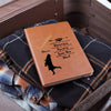 Personalized Women'a Graduation Graphic Leather Journal. Senior Gift.