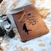 Personalized Women'a Graduation Graphic Leather Journal. Senior Gift.