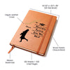 Personalized Women'a Graduation Graphic Leather Journal. Senior Gift.