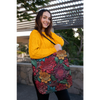 3D Leather Flower tote bag, Shopping Bag, Grocery Bag, Library Bag. Three Sizes to Choose From.