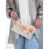 Beautiful Lily flower cosmetic bag, accessory pouch, two sizes to choose from.
