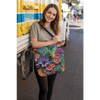 Quill Flowers tote bag, Shopping Bag, Grocery Bag. Three Sizes to Choose From.