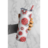 3D Inflated Ladybugs Tumbler. Come with Straw, 20oz. Stainless Steel. Double Wall Insulation.