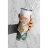 3D Butterflies Tumbler. Come with Straw, 20oz. Stainless Steel. Double Wall Insulation.