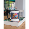 3D Book Flower Mug, Coffee Mug, Tea Mug. Gift for Book Lover.