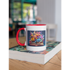 3D Book Flower Mug, Coffee Mug, Tea Mug. Gift for Book Lover.