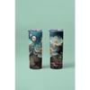 3D Flower Tumbler. Come with Straw, 20oz. Stainless Steel. Double Wall Insulation.